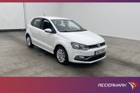 Volkswagen Polo TSI 90hk Bluetooth 0,47l/mil Låg-Årsskatt