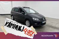 Volkswagen Sharan 4M 150hk Premium 7-Sits Pano 4,95% Ränta