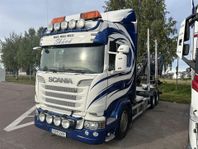 Scania R-serie Scania timmerbil med kran