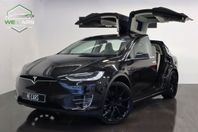 Tesla Model X 100D 6Sits Dragkrok 22 Tum Premium FSD Garanti