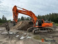 Grävmaskin Doosan DX520LC - 2010 med Tandskopa