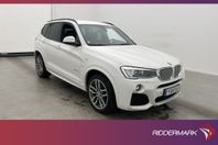 BMW X3 xDrive30d 258hk M Sport Skinn Sensorer Farthållare