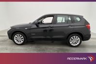 BMW X3 xDrive20d 190hk D-Värmare Drag Halvskinn 0,54l/mil