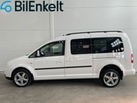 Volkswagen Caddy Maxi Life TDI 105 4M D-Värme Drag 7-sits