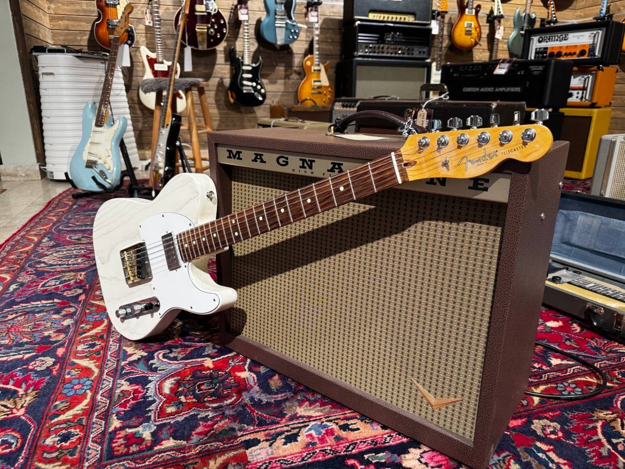 Tele Partscaster White (Begag...