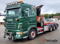 SCANIA R480 tridem Krok kran Palfinger PK34002 lastväxlare p