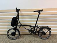 Brompton P-line Electric Midnight Black Metallic-24 DEMO