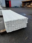 7 paket Falsad Enkelfas Vit 22x120 - Ytterpanel Norrlandsträ