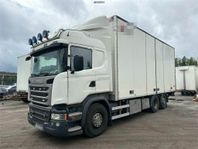 Skåpbil Scania R490 6X2 öppningsbar sida