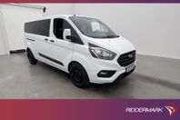 Ford Transit Custom Kombi Lång Värmare Ny-Kamrem PDC 9-Sits