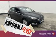 Ford Focus 1.0 125hk Titanium Kamera Navi Rattv 4,95% Ränta