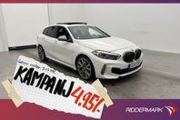 BMW M135i xDrive 306hk Innovation H/K Pano HUD N 4,95% Ränta