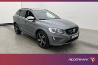 Volvo XC60 D4 AWD R-Design VOC Värm Skinn Sensorer BLIS Drag