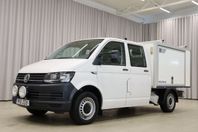 Volkswagen Transporter 4MOTION 150HK Dubbelhytt Kåpa Momsbil