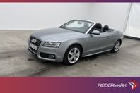 Audi A5 Cabriolet 2.0 TFSI Q 211hk S-Line Halvskinn Sv.Såld