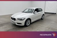 BMW 118 d Värmare Sensorer Keyless Sportstolar 0,42l/mil