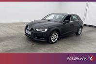 Audi A3 Sportback TFSI 110hk Attraction Sensorer 0,44l/mil