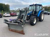 Traktor med redskap New Holland TL100