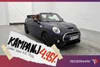 MINI Cooper S Convertible 192hk JCW H/K Kamera S 4,95% Ränta