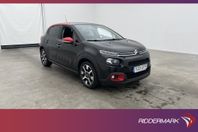 Citroën C3 1.2 VTi 82hk Shine Pano Kamera Sensorer Keyless