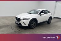 Mazda CX-3 2.0 SKYACTIV-G 120hk Kamera Farthållare 0,49l/mil