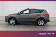 Toyota RAV4 2.2 4x4 150hk Executive Kamera Navi Skinn Drag