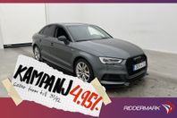 Audi A3 Sedan TDI 150hk S-Line Cockpit Navi 4,95% Ränta