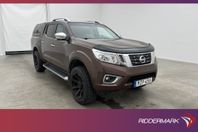 Nissan Navara Tekna 2.3dCi 4WD Dragkrok 360° Diff Skinn Moms