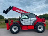 Manitou MT 1440 A med personkorg radio och mycket redskap