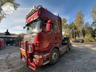 Scania R 730 Med skogsjumbotrailer!