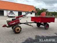 Jordfräs/Redskapsbärare Honda F560 med vagn