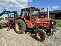 Traktor VOLVO BM VALMET 505 med Skogsvagn