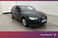 Audi A3 Sportback TFSI 110hk Attraction Sensorer Farthållare