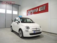 Fiat 500 1.2 Panoramatak ,Lågmil