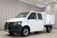 Volkswagen Transporter TDI 4M 150HK Dubbelhytt Kåpa Momsbil