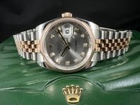 Rolex Datejust 116201 36mm G/S Rosé Diamant