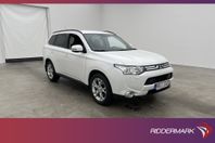 Mitsubishi Outlander 2.0 4WD 7-sits Värm Kamera Skinn Drag