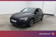 Audi A3 Sportback 40 TFSI e 204hk S-Line Cockpit Kamera