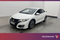 Honda Civic 1.8 i-VTEC 142hk Elegance Kamera Låg milad