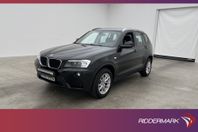 BMW X3 xDrive20d 184hk Värmare Sensorer Keyless Drag