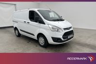 Ford Transit Custom Värmare Dragkrok 3-Sits B-Kamera Moms