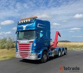 Nybesiktigad! Scania R520 V8 Lastväxlare Tridem Euro 6 / Hoo