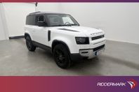 Land Rover Defender 90 D200 AWD S Luft 360° Värm Drag MOMS