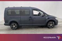 Volkswagen Caddy Maxi Life 4M DSG Värm 7-Sits Drag B-Kamera