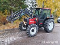 Traktor Valmet 465 med frontlastare