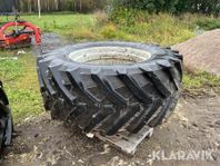 Dubbelmontage 650/65 R38 med 8 spännare