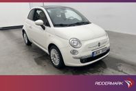 Fiat 500 1.2 69hk Lounge Panorama Lågskatt 0,48l/Mil