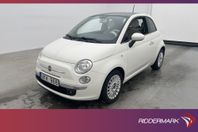 Fiat 500 1.2 69hk Lounge Panorama Lågskatt 0,48l/Mil