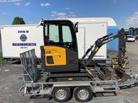 Volvo EC18E UTHYRESMASKIN Minigrävare