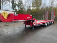 Langendorf maskintrailer med hydrauliska ramper